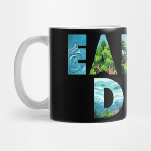 Earth Day Environmental Protection Save Tree & Animals Mug